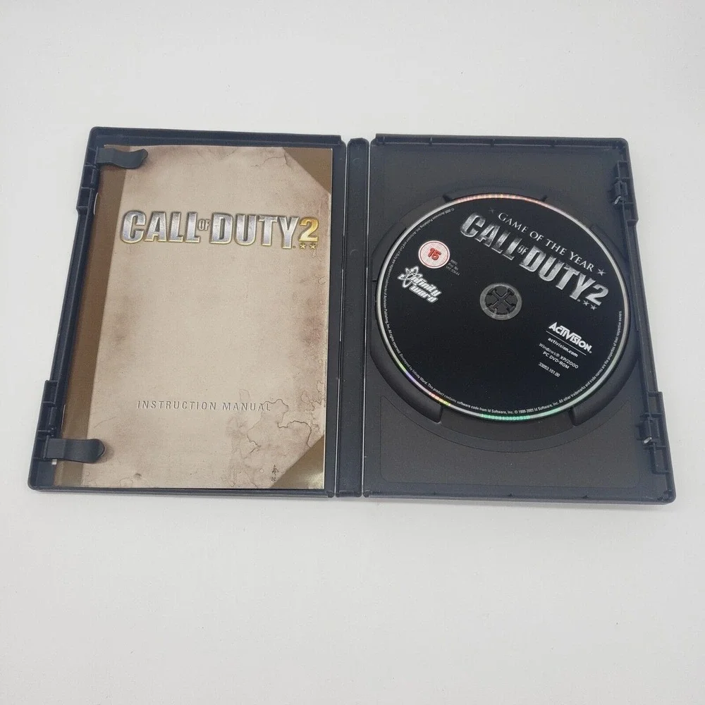 Call Of Duty 2 Game of the Year 2005 PC DVD-Rom Includes 2 new Multiplayer maps